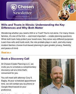 Estate Planning Newsletter - Subscribe Today!