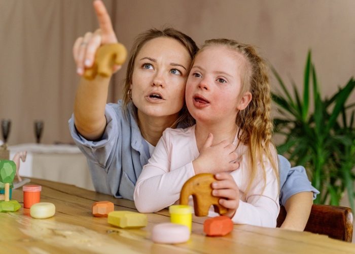 Special Needs Child with Mother 2